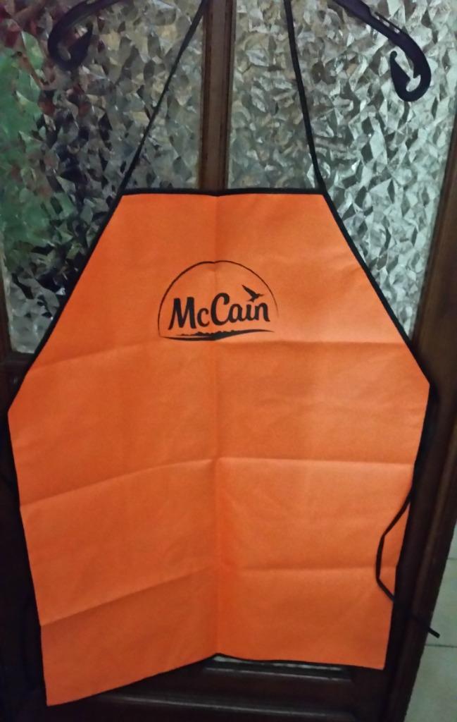oranje schort McCain keukenschort, Ophalen of Verzenden, Nieuw, Oranje, Schort
