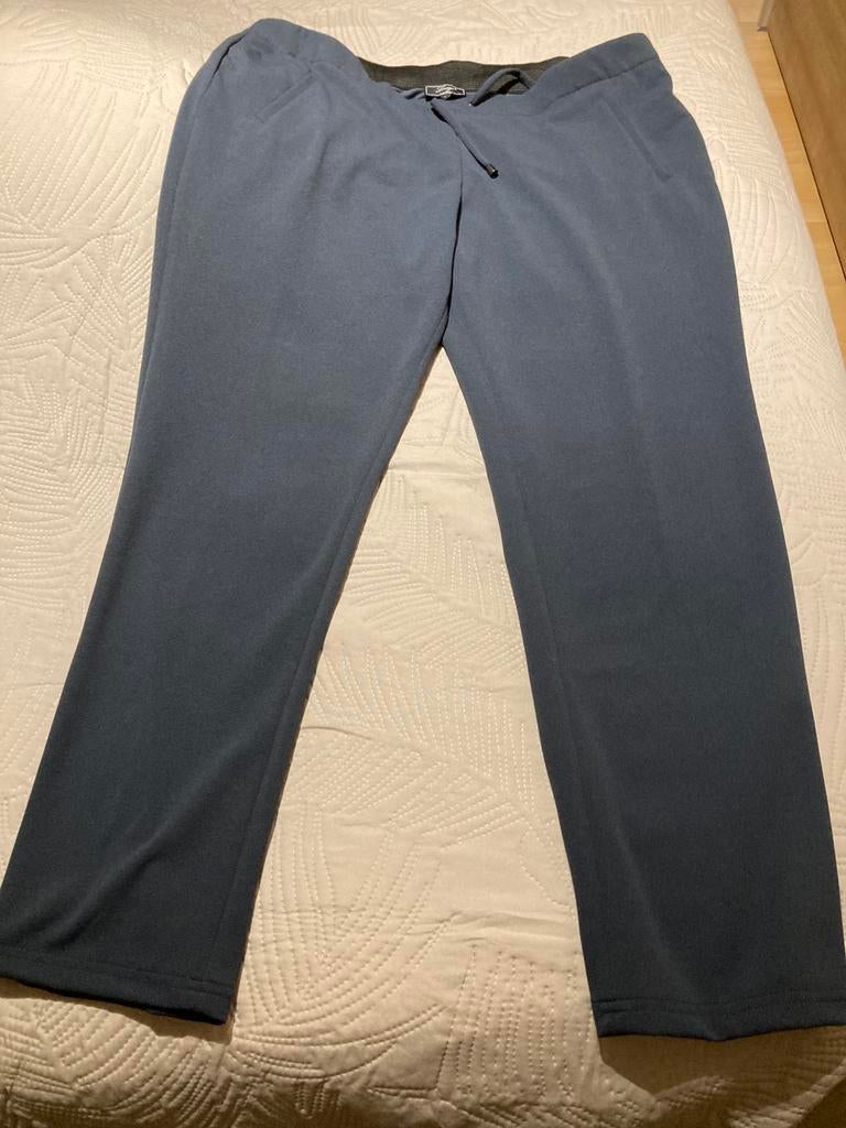 Donkerblauwe stretchbroek mt 52 (NIEUW), Kleding | Heren, Ophalen of Verzenden, Nieuw, Maat 52/54 (L), Blauw