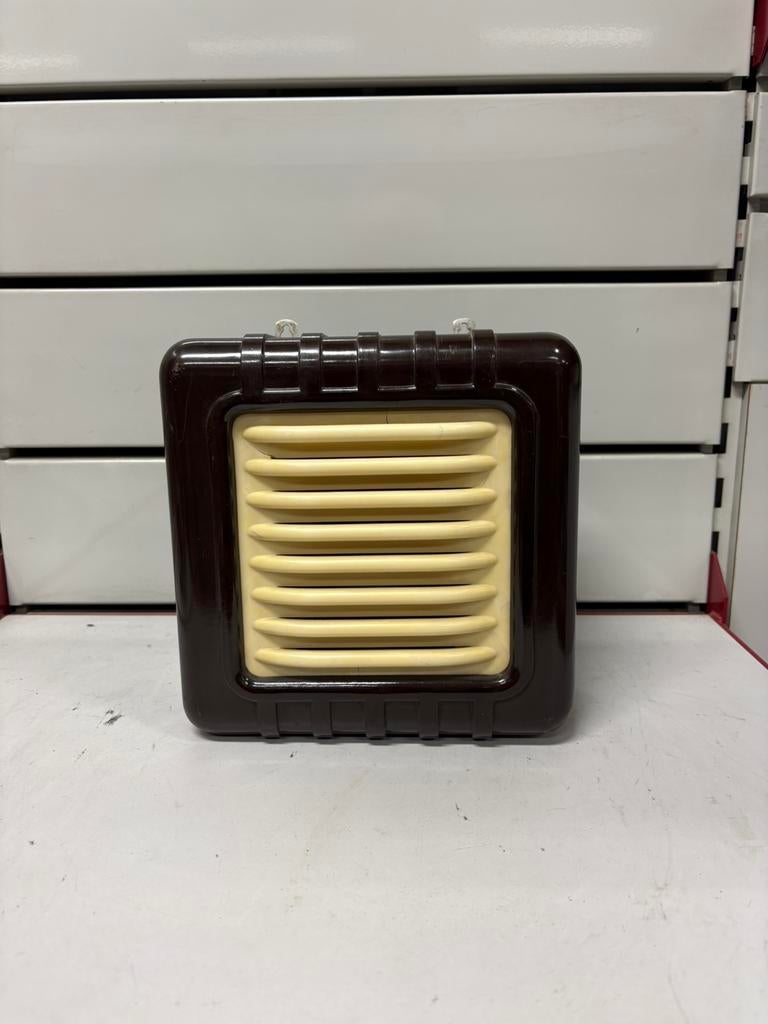 2 x Haut-parleur Vintage Bakélite Marron & Crème - Années 50, Enlèvement ou Envoi