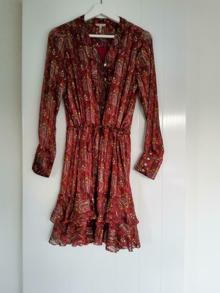 Bordeauxrood kleedje esqualo maat 34, Kleding | Dames, Esqualo, Ophalen of Verzenden, Zo goed als nieuw, Maat 34 (XS) of kleiner