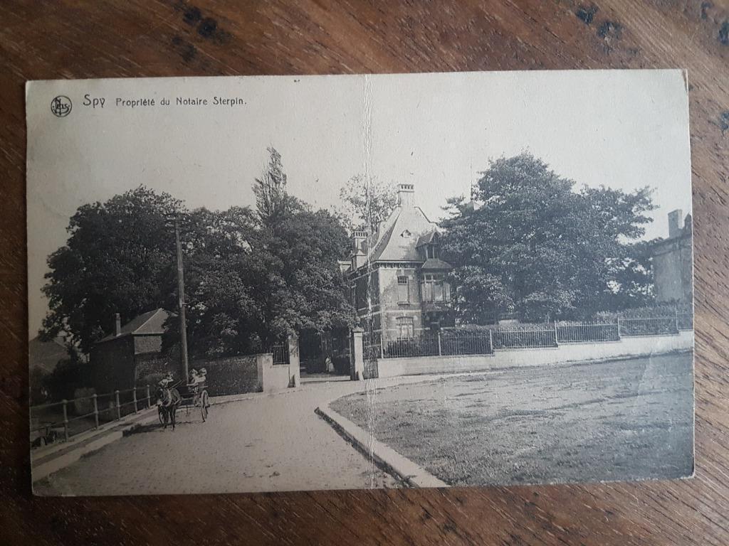 Carte postale Spy Propriété du Notaire Sterpin, Enlèvement ou Envoi, Avant 1920, Affranchie, Namur