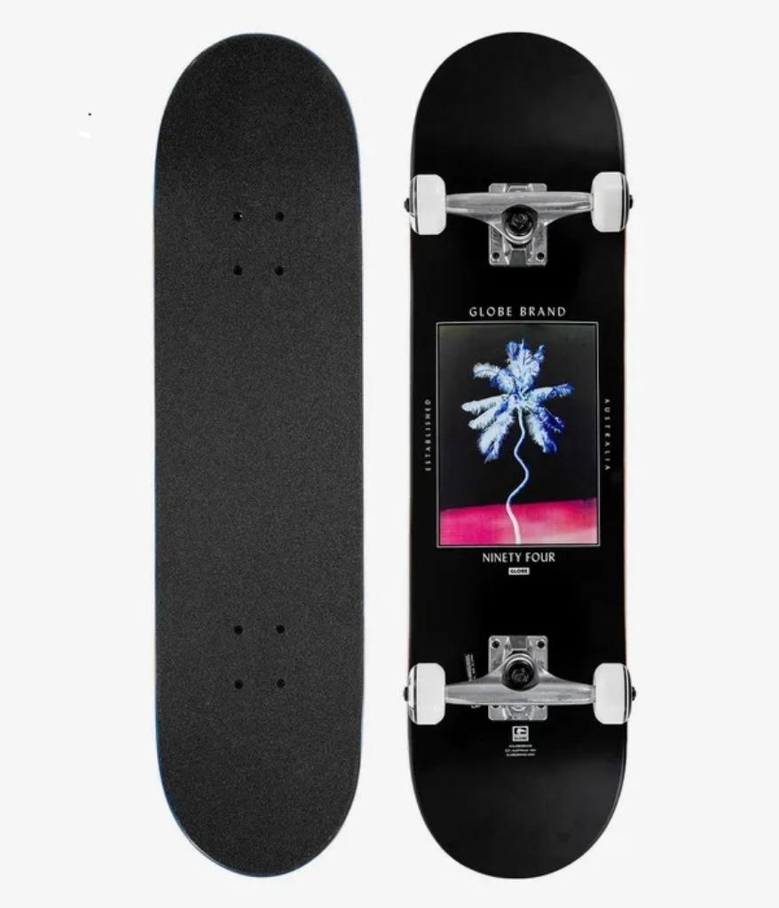 Skateboard  Globe Palm Off 8" Complete (black), Sport en Fitness, Ophalen of Verzenden, Zo goed als nieuw, Skateboard