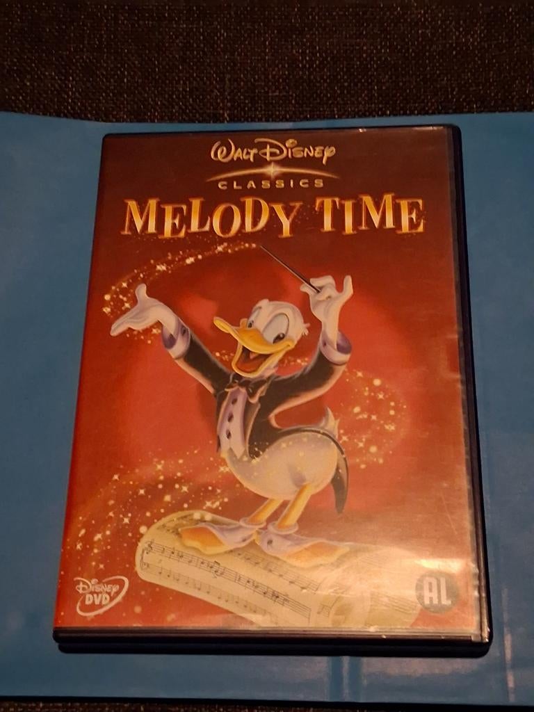 Melody time,  dvd van Disney, Tekenfilm, Ophalen of Verzenden, Zo goed als nieuw, Alle leeftijden