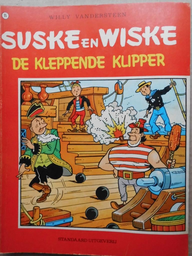 Suske en Wiske - De kleppende klipper, Gelezen, Willy Vandersteen, Eén stripboek, Ophalen of Verzenden
