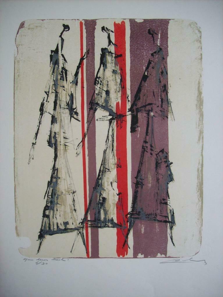 "Opendeurdruk" - Remy Cornelissen, Antiek en Kunst, Ophalen of Verzenden