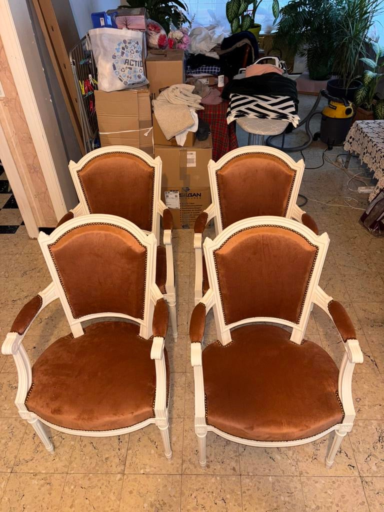 Gerestaureerde Louis XVI stoelen, Antiek en Kunst, Ophalen of Verzenden