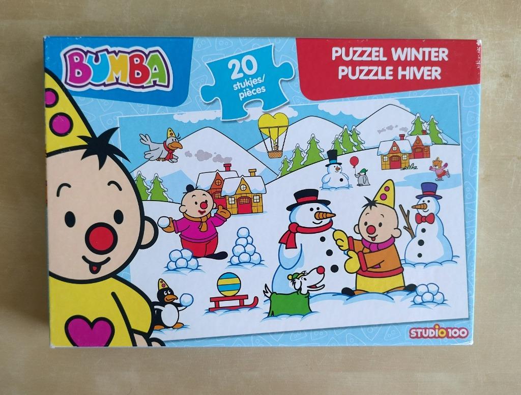 Bumba puzzel winter, 20 stukken, Ophalen of Verzenden, 10 tot 50 stukjes, Zo goed als nieuw, 6 maanden tot 2 jaar