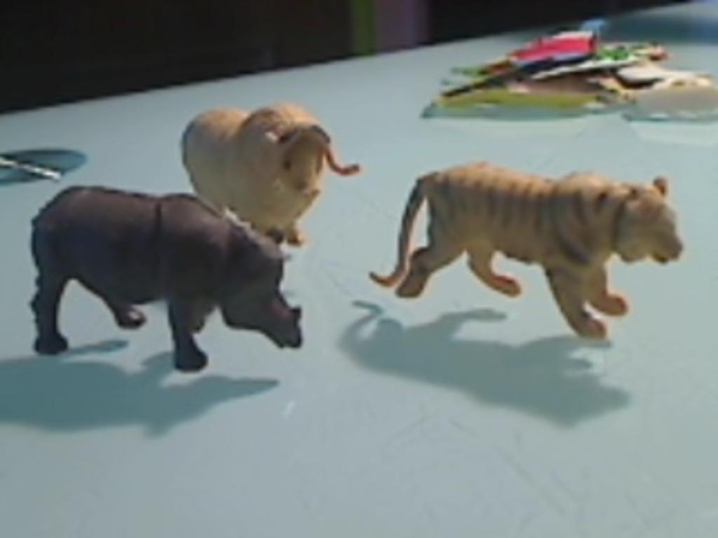 Exotische dierenfiguren, Ophalen of Verzenden, Zo goed als nieuw