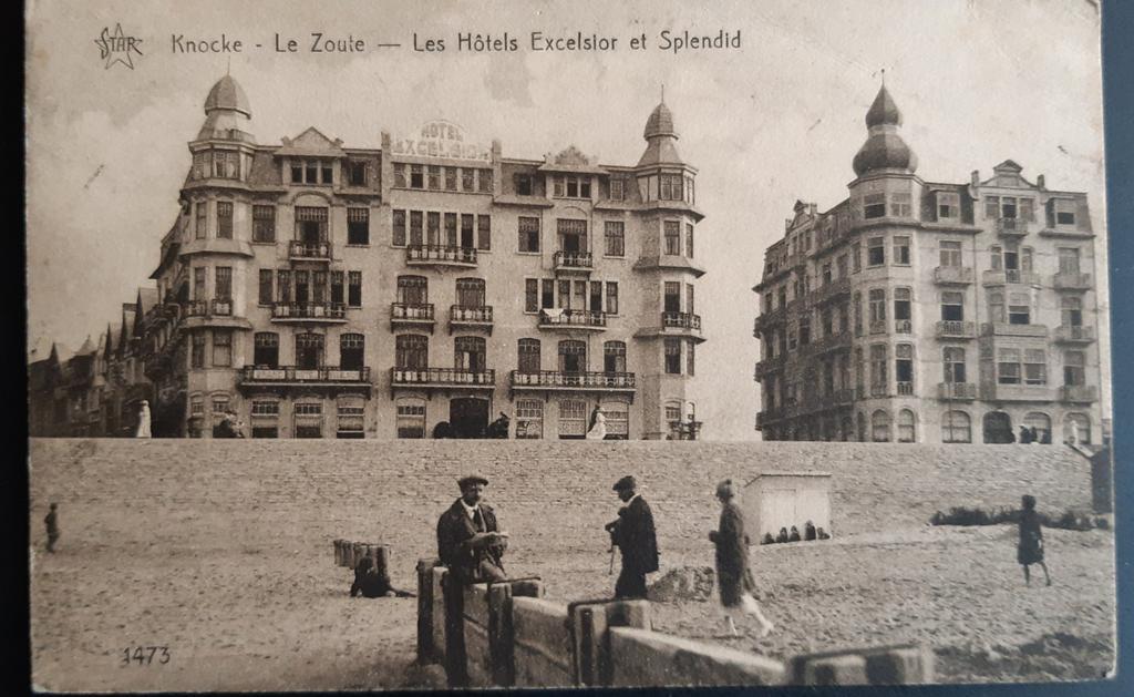 KNOKKE ZOUTE la digue hotel Excelsior ZEEDIJK, Ophalen of Verzenden