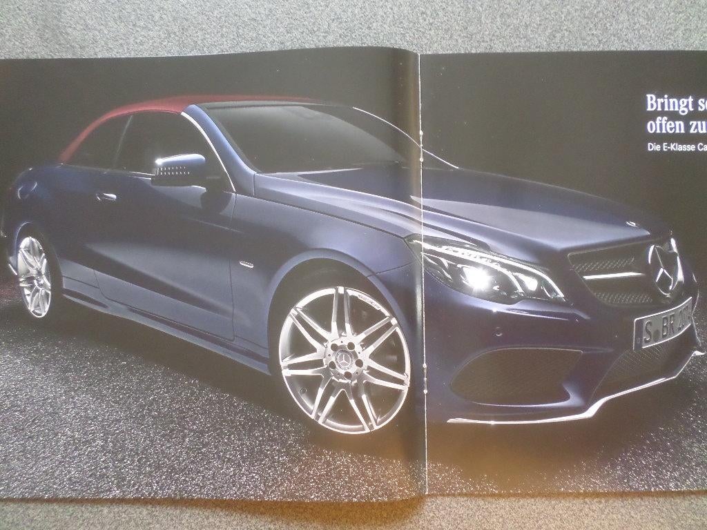 Brochure de la Mercedes E Coupé et Cabriolet Édition Sport, Enlèvement ou Envoi, Mercedes