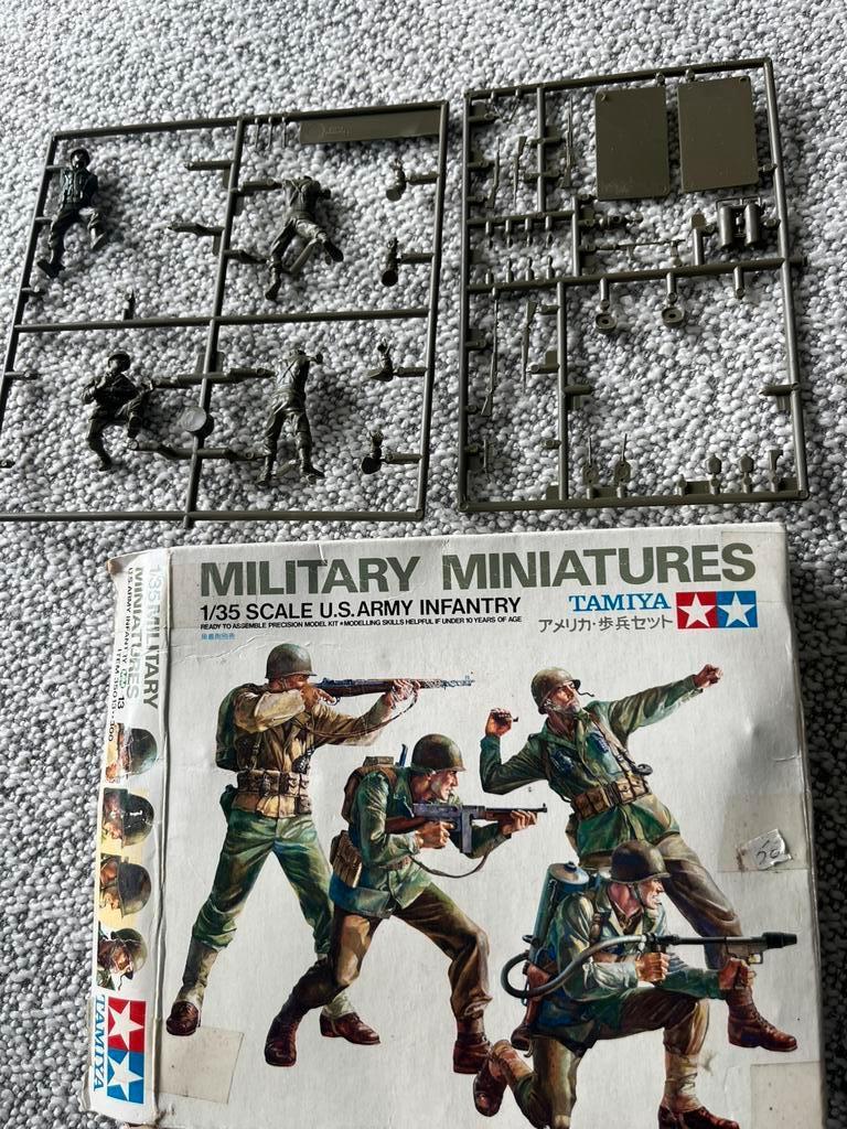 Military miniatures vintage 1/35 Tamiya, Ophalen of Verzenden, Zo goed als nieuw, Overige merken