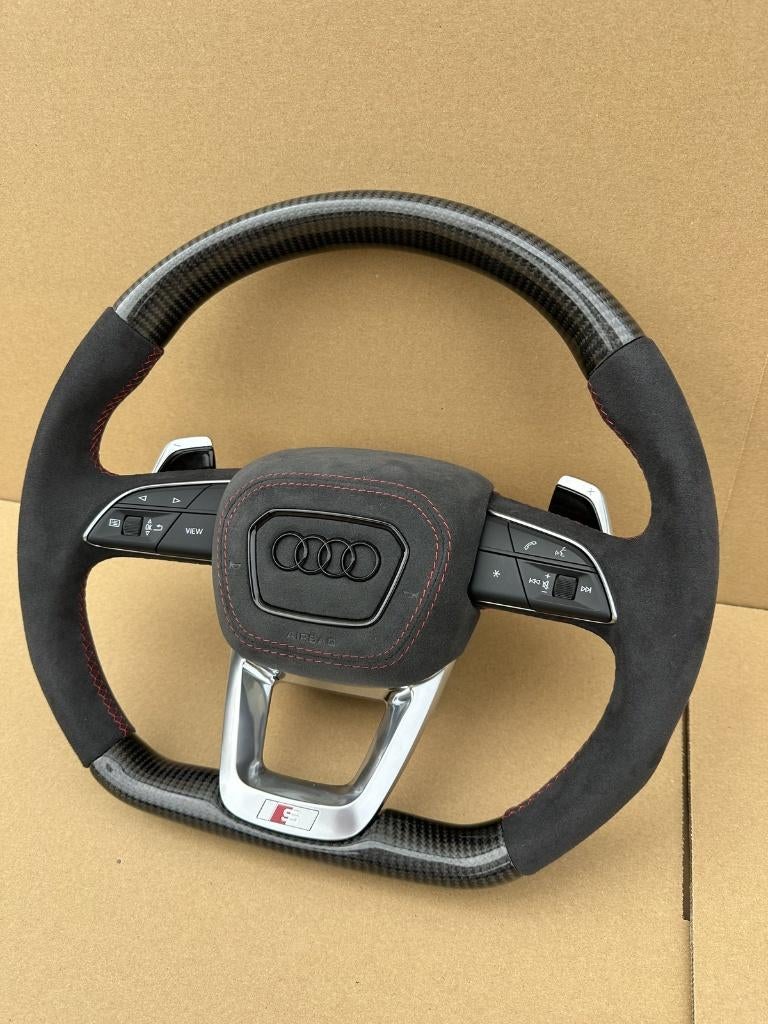 Audi carbon stuur alcantara compleet S RS Upgrade, Auto-onderdelen, Ophalen of Verzenden, Nieuw, Audi