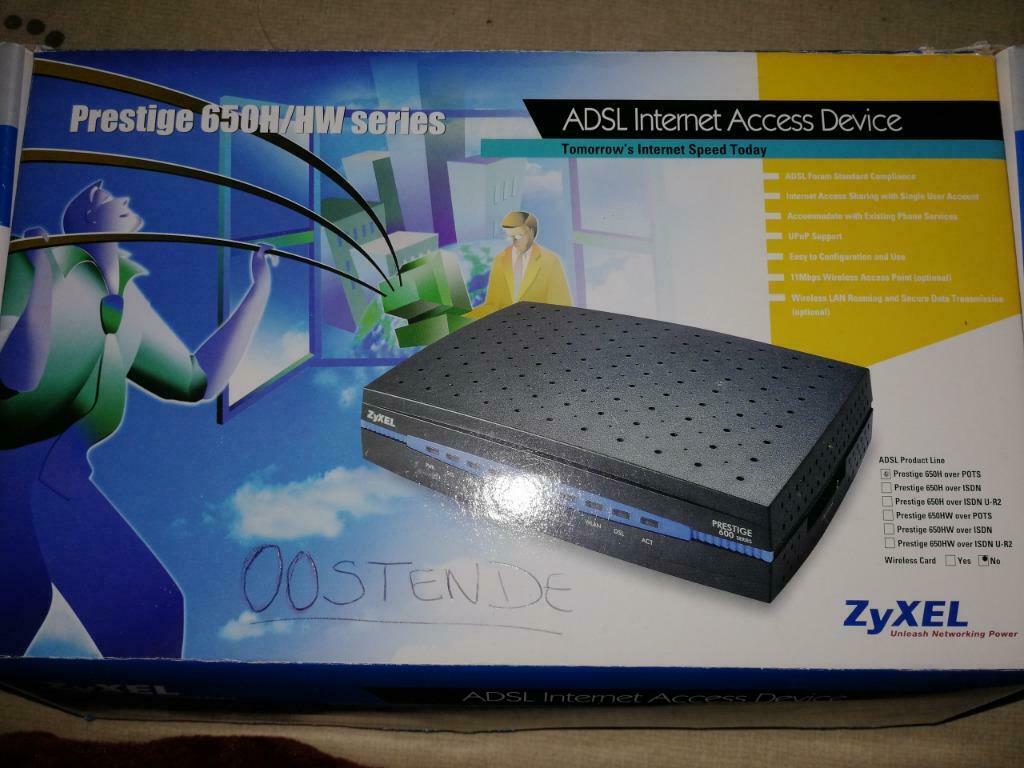 modem router Zyxel, Computers en Software, Ophalen of Verzenden, Gebruikt