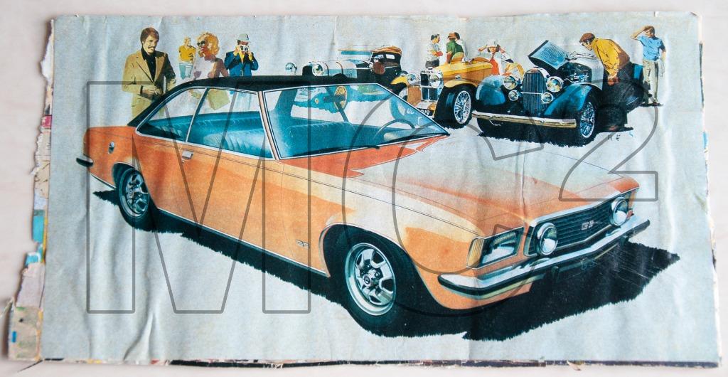 Prent OPEL COMMODORE GS COUPÉ (Commodore B), Verzenden, Opel