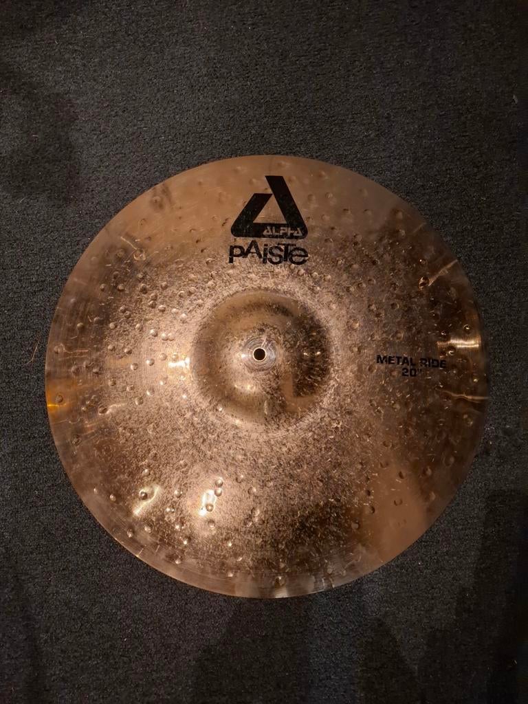 Paiste alpha 20 inch metal ride voor uw drumstel in zgst, Ophalen of Verzenden, Zo goed als nieuw