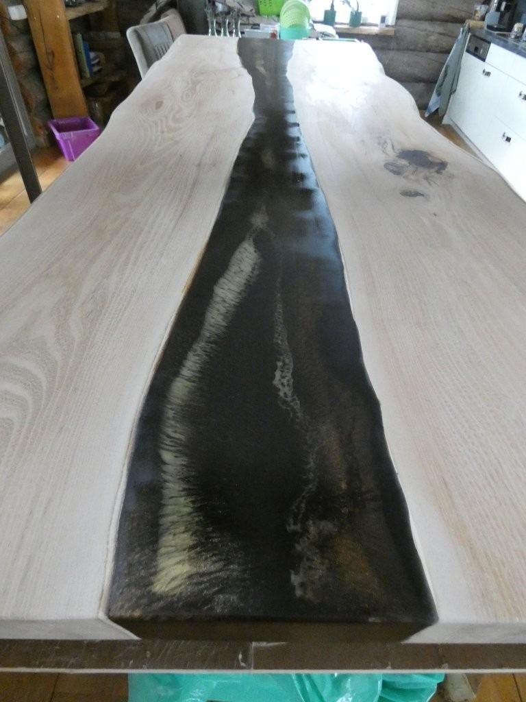 epoxy tafel eettafel salontafel bijzettafel naar wens, Huis en Inrichting, Tafels | Eettafels, Ophalen of Verzenden, Nieuw, Kersenhout