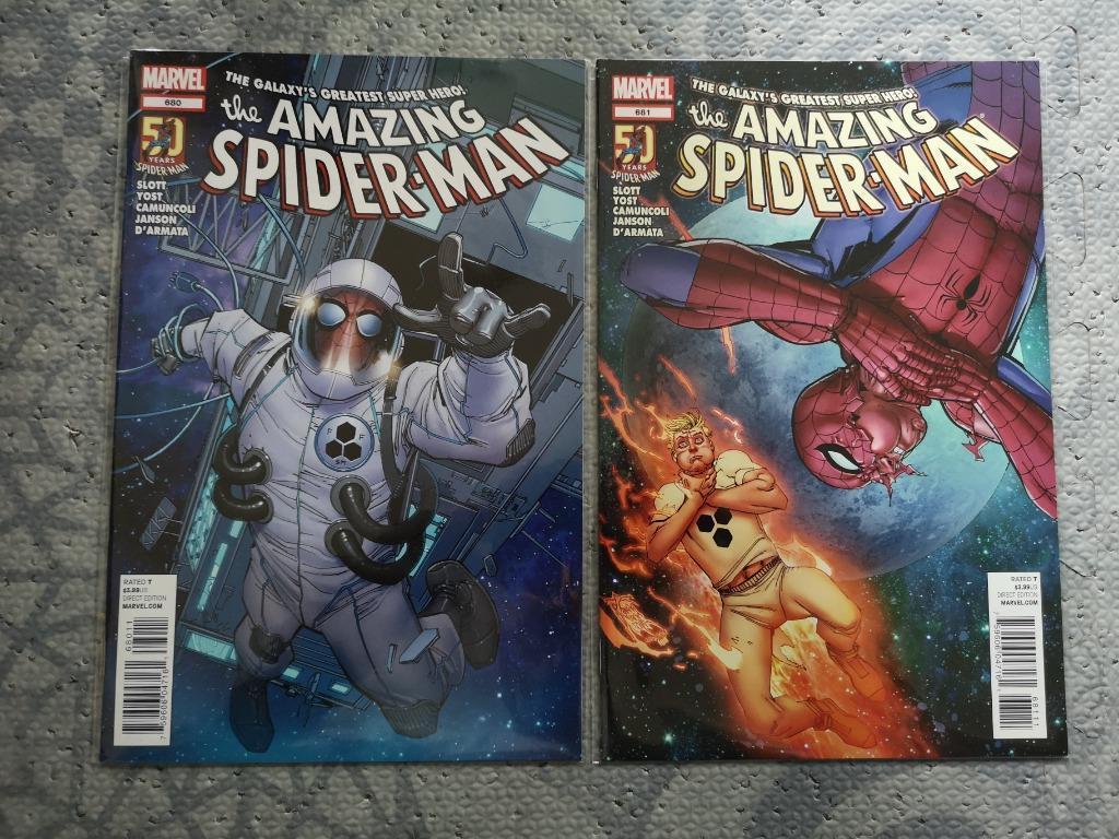 the Amazing Spider-Man #680 & 681 - Trapped in space !, Meerdere comics, Ophalen of Verzenden, Nieuw