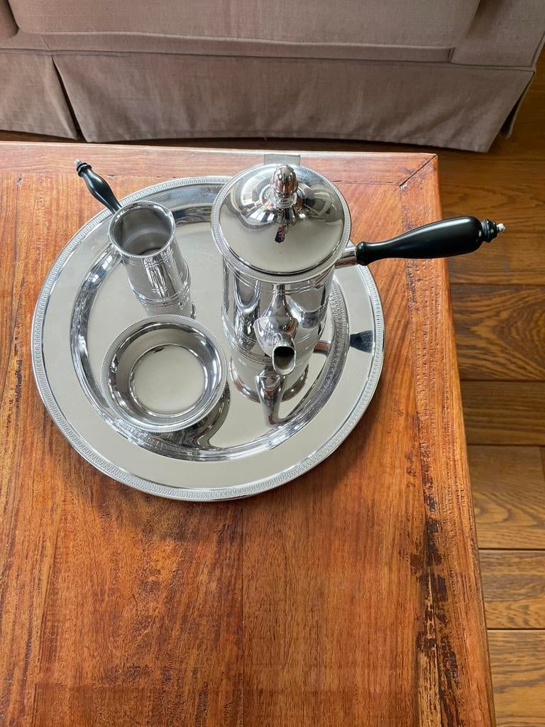 Koffieservies verzilverd Wiskemann, Huis en Inrichting, Ophalen of Verzenden, Gebruikt, Overige typen