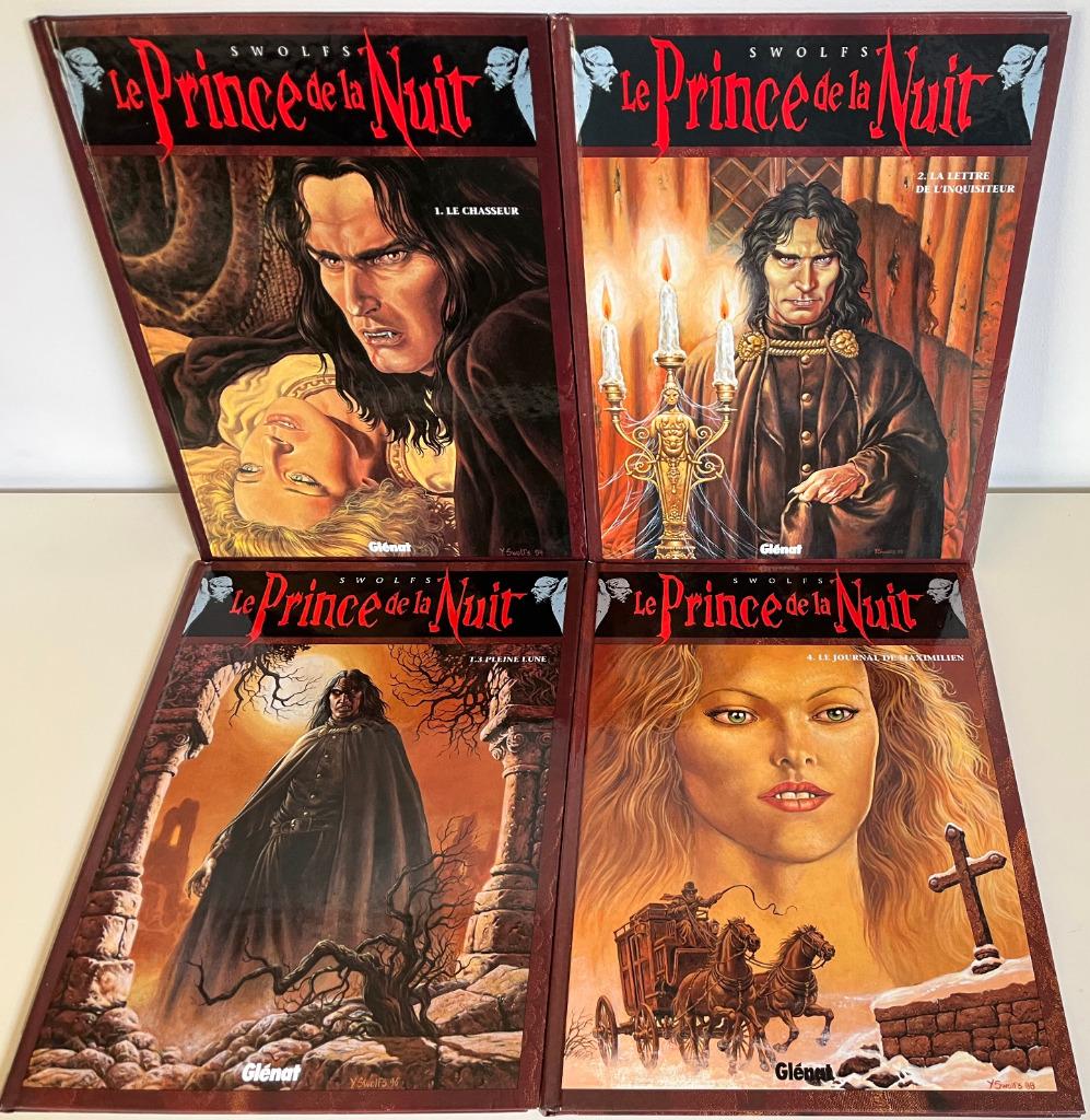 Le Prince de la nuit - tomes 1 à 4 - 2000/2001, Livres, Plusieurs BD, Envoi, Comme neuf, Swolfs