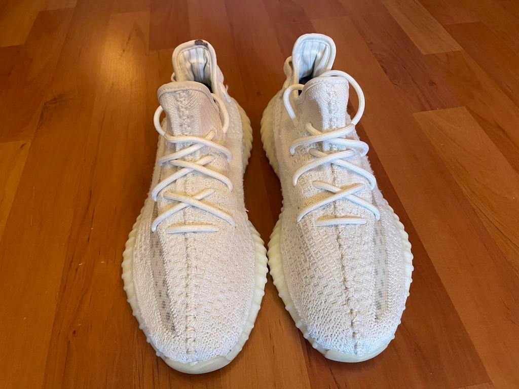 Yeezy Boost 350 V2 wit maat 42 2/3, Enlèvement ou Envoi, Comme neuf