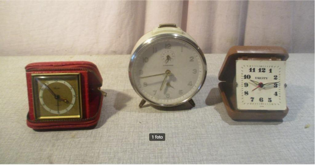 3 Retro Klokjes / Alarmklokjes, Antiek en Kunst, Ophalen of Verzenden