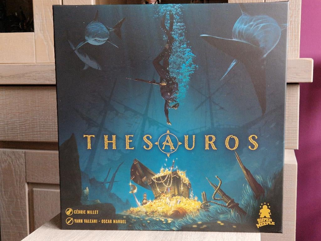 jeu de société Thesauros Super Meeple placement d'ouvriers, Envoi, Comme neuf, Super Meeple