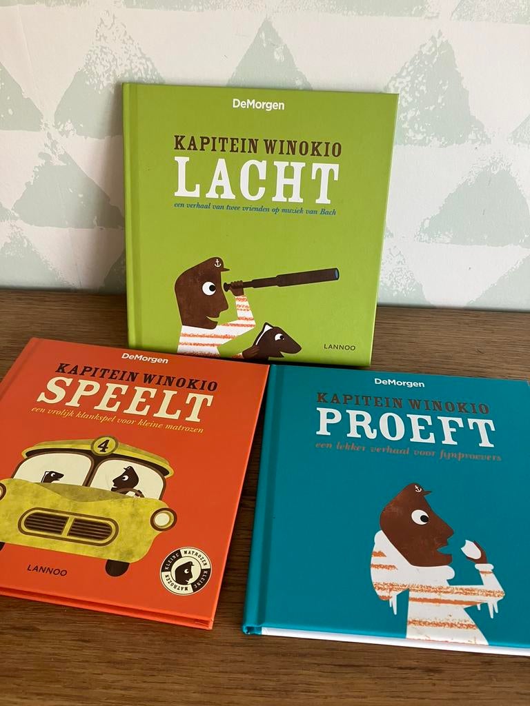 3 boekjes Kapitein Winikio - met cd, Boeken, Ophalen of Verzenden, Zo goed als nieuw