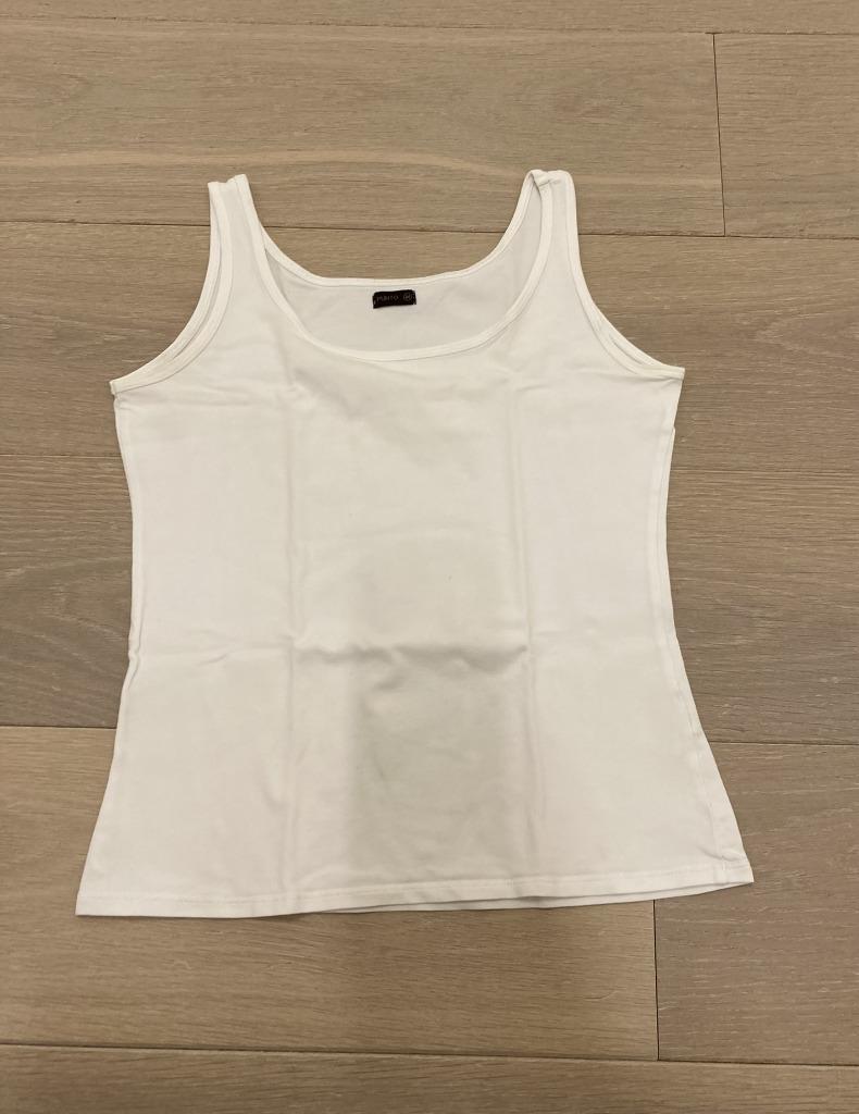 Wit Topje van PUNTO (Maat M/S), Kleding | Dames, Maat 38/40 (M), Wit, Ophalen of Verzenden, Zo goed als nieuw