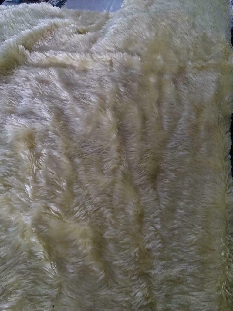 licht gele vintage bedsprei, Ophalen, Gebruikt, Geel, Overige typen