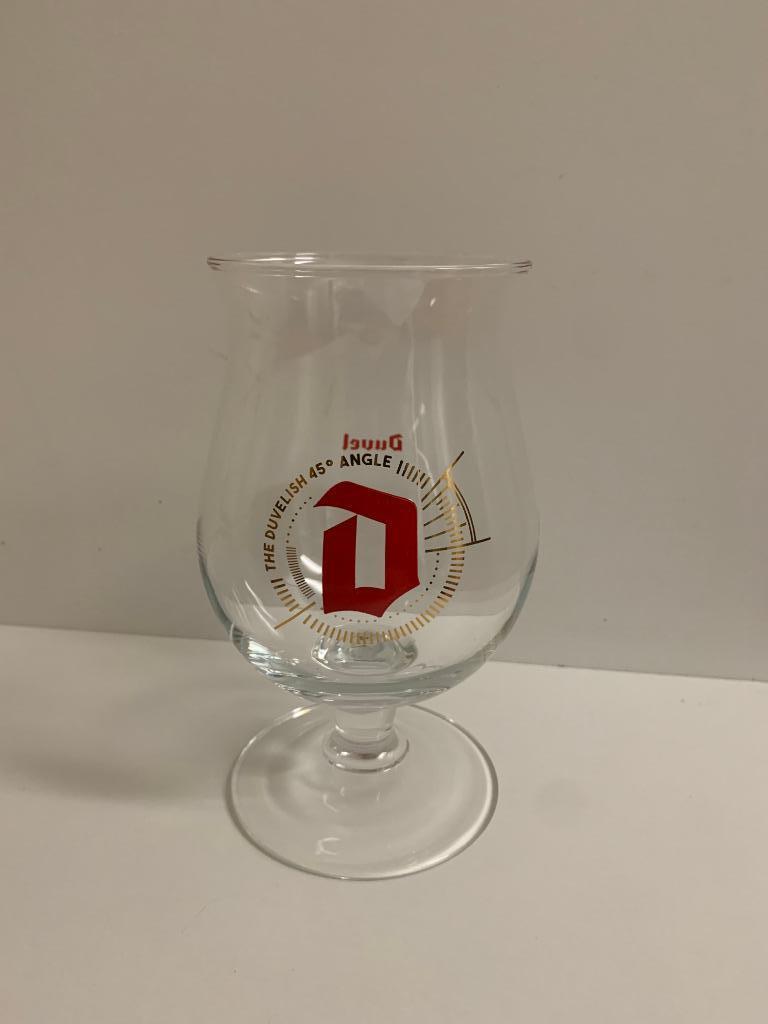 The Duvelish 45 Angle, Verzamelen, Glas en Drinkglazen, Ophalen of Verzenden, Nieuw, Bierglas