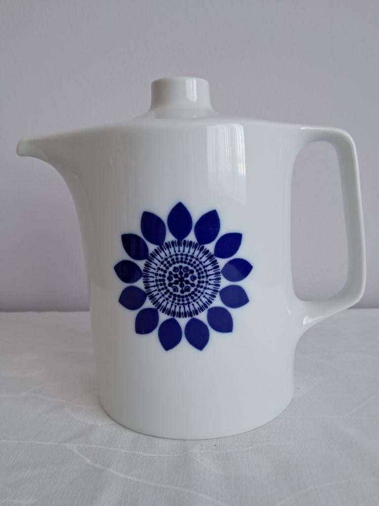 Hutschenreuther vintage Novum Blue Sun koffiekan, Ophalen of Verzenden