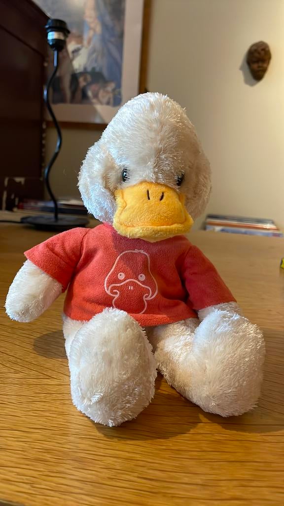 Knuffel eend, Ophalen of Verzenden, Gebruikt, Eend