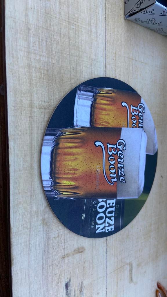 Bierviltje geuze boon, Ophalen of Verzenden, Nieuw, Viltje(s)