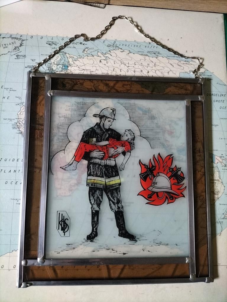 Glasraam brandweer, Ophalen