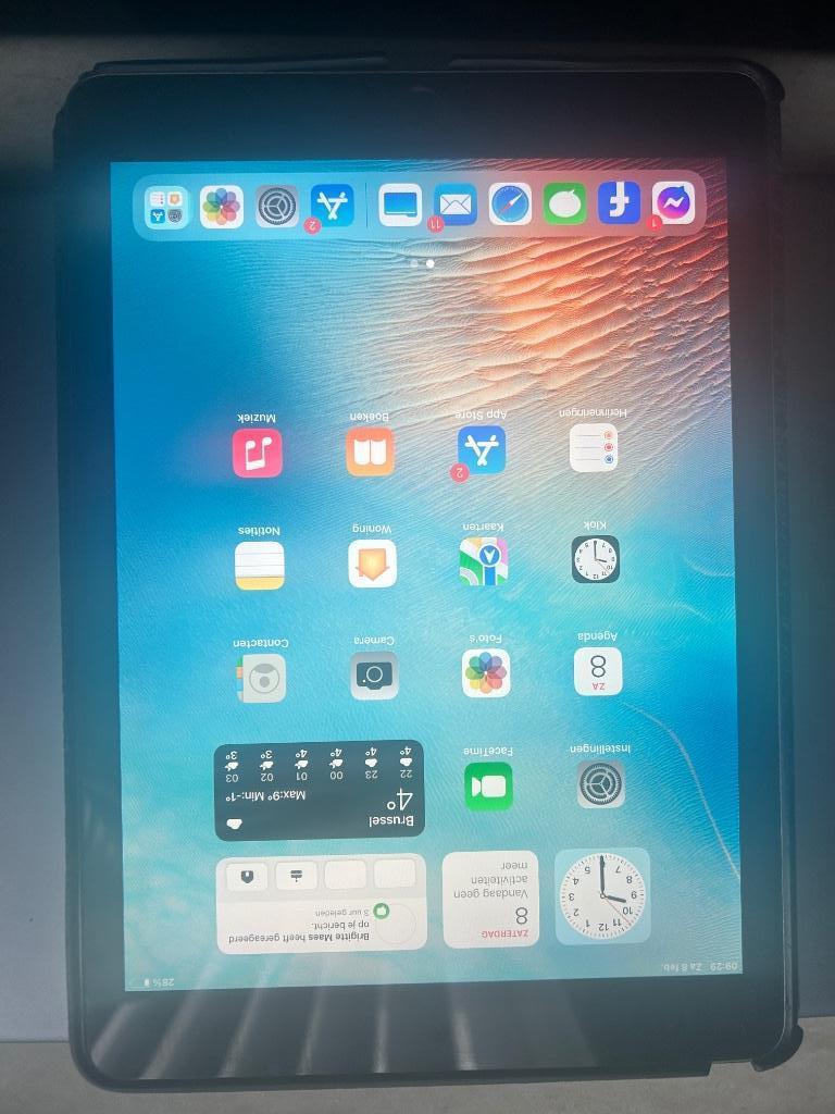 iPad Air 2  Zilver 16 GB, Informatique & Logiciels, Apple iPad Tablettes, 10 pouces, Enlèvement, Utilisé, 16 GB