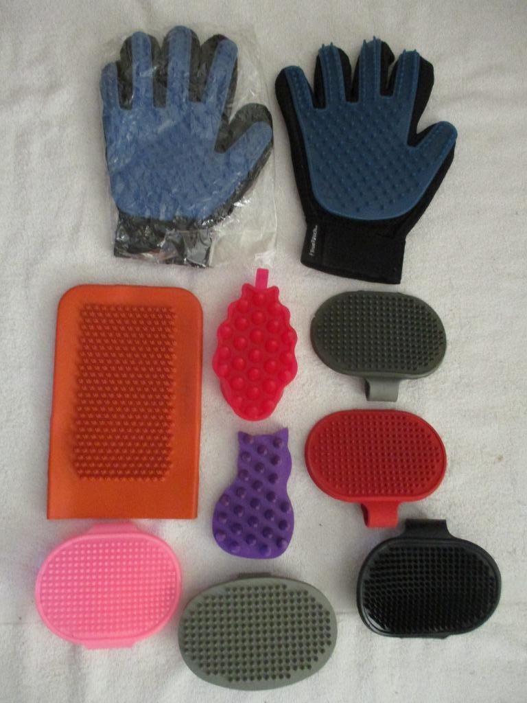 massage handschoen voor hond of kat, Dieren en Toebehoren, Ophalen of Verzenden, Gebruikt