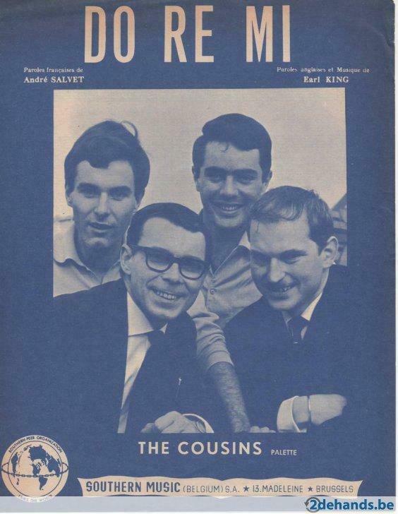 THE COUSINS   24 stuks bladmuziek (9 € / ex.), Envoi, Utilisé, Autres genres