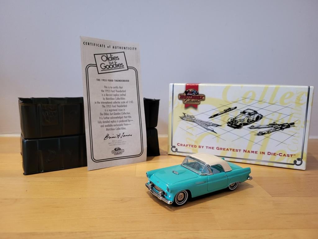 Dinky Matchbox 1955 Ford Thunderbird DYG08-M, Ophalen of Verzenden, Dinky Toys