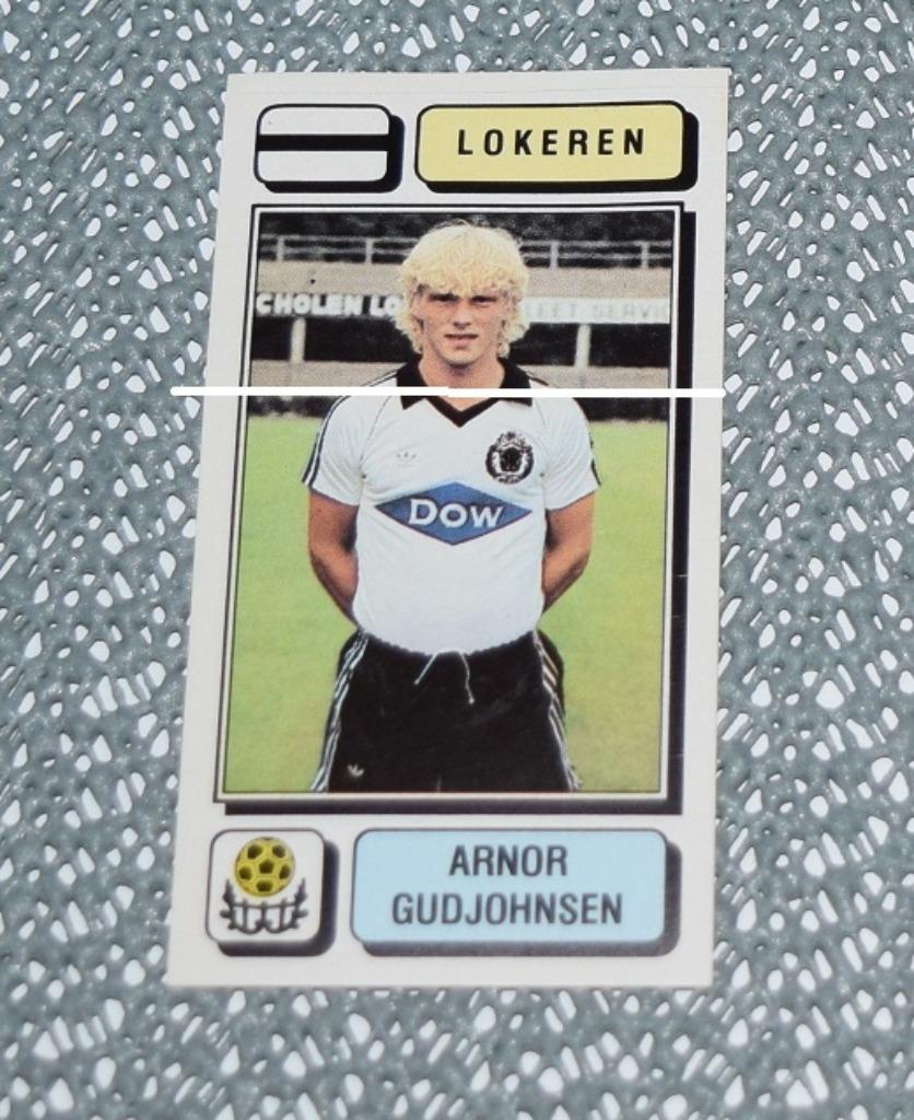 Panini / Football 83 / Arnor Gudjohnsen / Lokeren, Verzamelen, Verzenden, Nieuw, Poster, Plaatje of Sticker