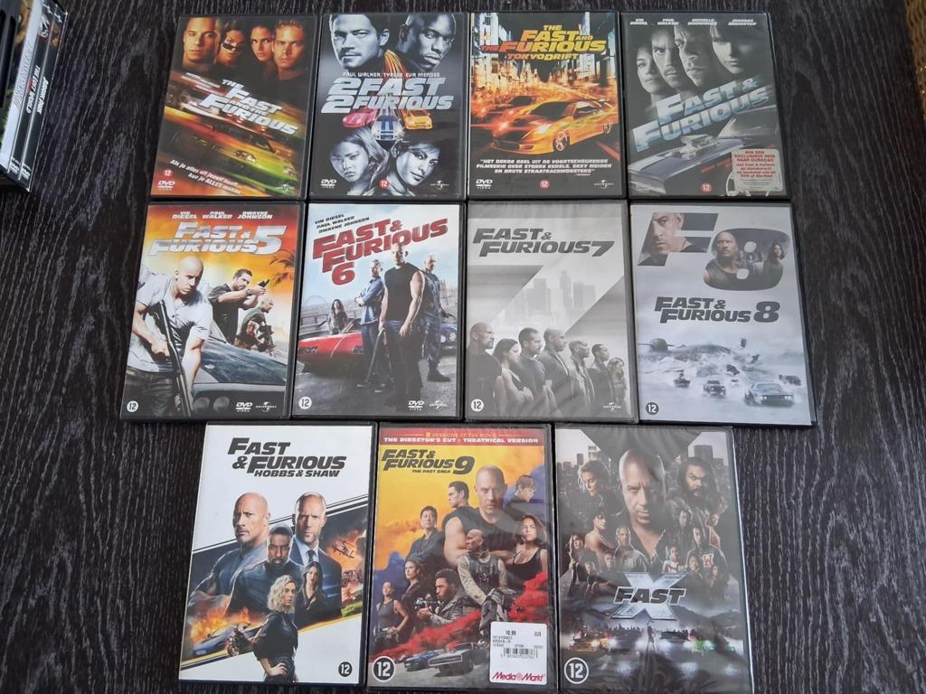 Fast & furious 11 dvd's, À partir de 12 ans, Enlèvement ou Envoi, Comme neuf, Coffret