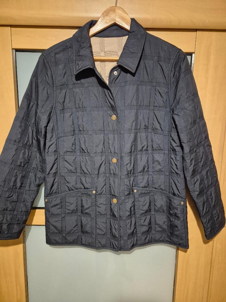 lichte jas omkeerbaar, Blauw, Maat 42/44 (L), Zo goed als nieuw, Ophalen