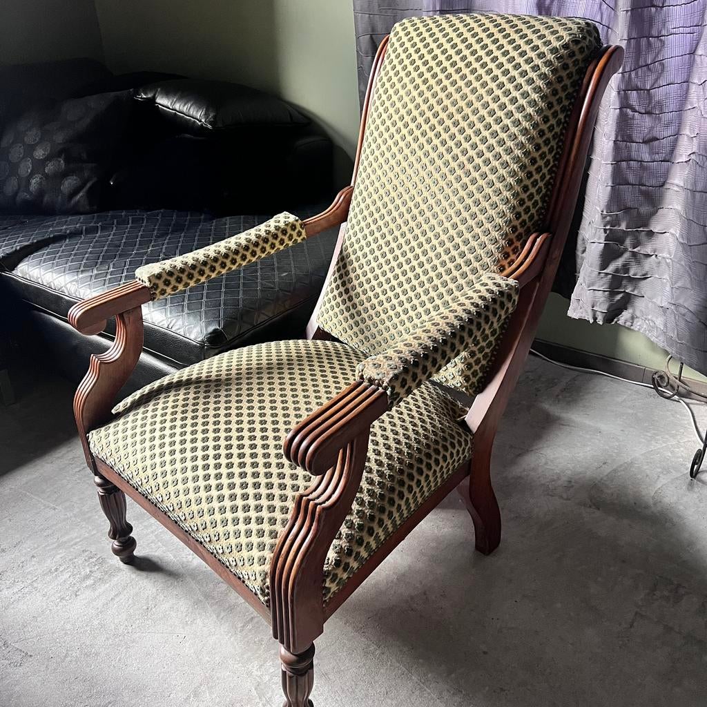 Fauteuil Voltaire en très bon état, Ophalen, Gebruikt, Overige materialen, Voltaire antiquité