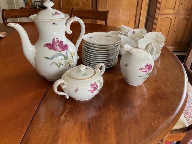 Mooi antiek genummerd Bavaria koffieservies, Antiek en Kunst, Ophalen