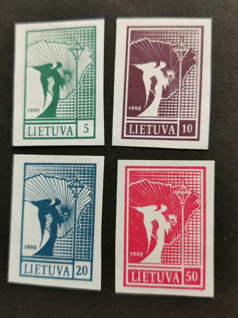 Litouwen 1990 - herstel van de Republiek - ONGETAND, Ophalen of Verzenden, Overige landen, Postfris