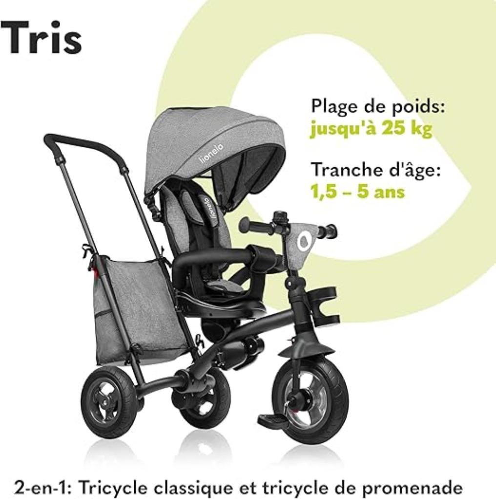Tricycle et poussette LIONELO Tris LIVRAISON RAPIDE ET GRATU, Envoi, Neuf, Poussette, Autres marques