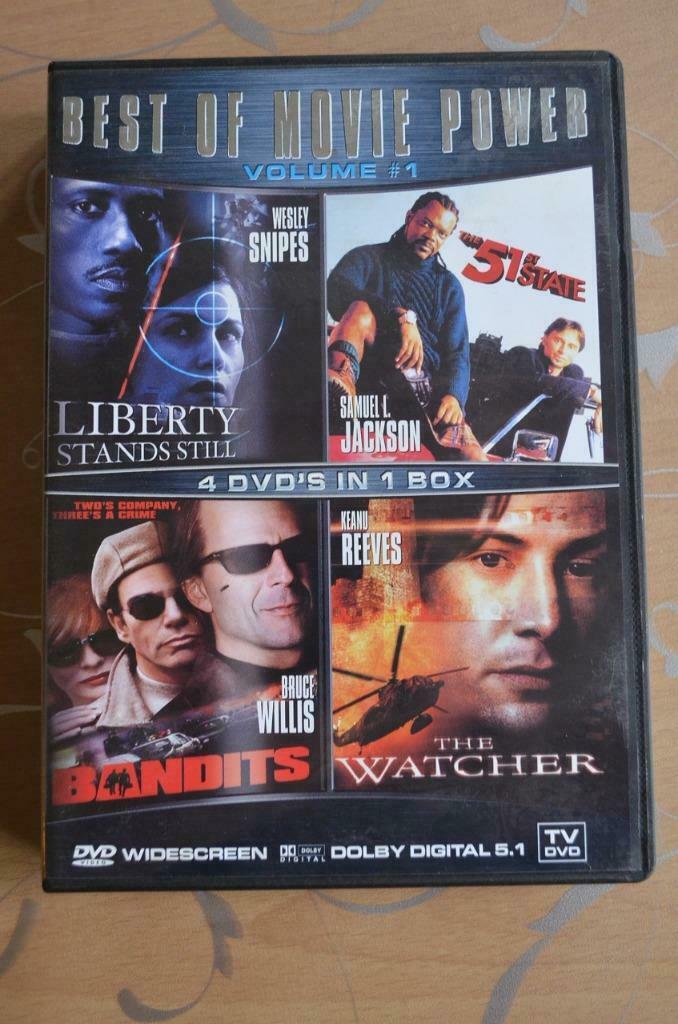 best of movie power volume 1, Cd's en Dvd's, Dvd's | Actie, Actie, Boxset, Vanaf 16 jaar, Ophalen of Verzenden