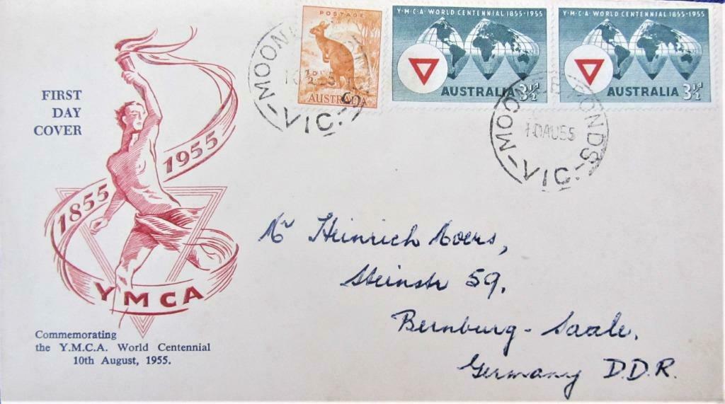 FIRST DAY COVER- AUSTRALIA- WORLD CENTENNIAL, Ophalen of Verzenden, Gestempeld, Sport