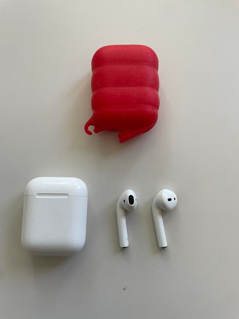 AirPods avec boîtier (Original), Télécoms, Enlèvement, Utilisé, Intra-auriculaires (Earbuds), Bluetooth