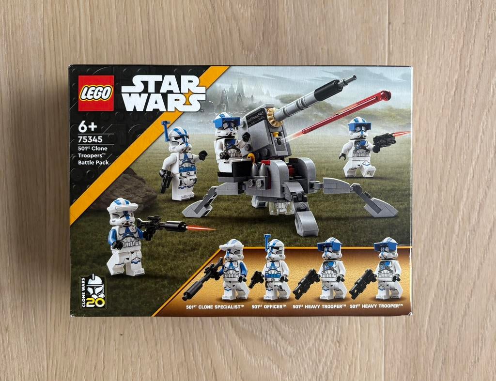 Lego 75345 Star Wars The Clone Wars 501st Clone Troopers, Ophalen of Verzenden, Nieuw, Complete set, Lego