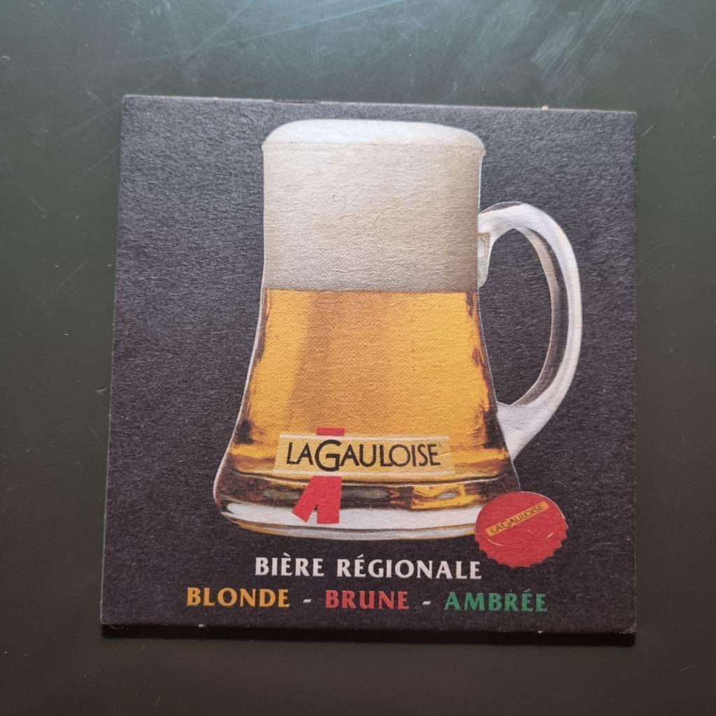 Sous Bock La Gauloise (modèle 2), Ophalen of Verzenden, Gebruikt, Viltje(s), Overige merken